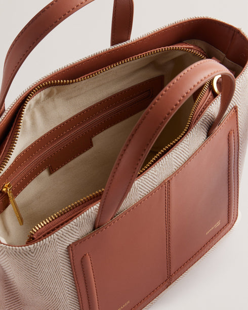NISHAL-Bags-Small Canvas Tote Bag- Ted Baker Romania